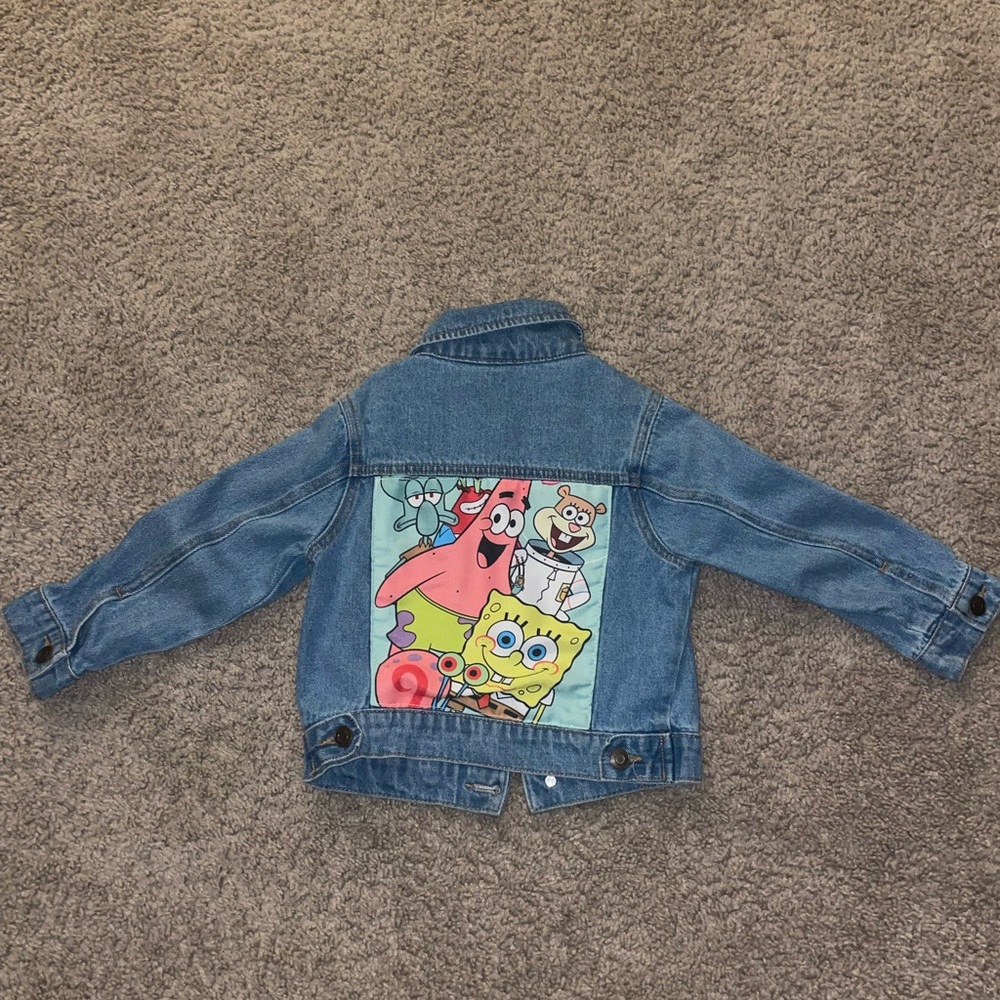Sponge Bob denim jacket